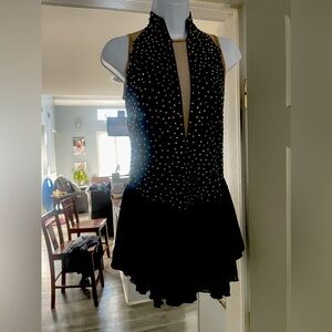 Figure Skating Dress Adult Large Swarovski crystals